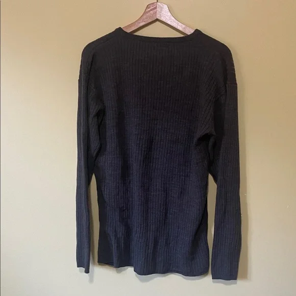 HEROD Gray Ribbed Sweater - Picture 3 of 3